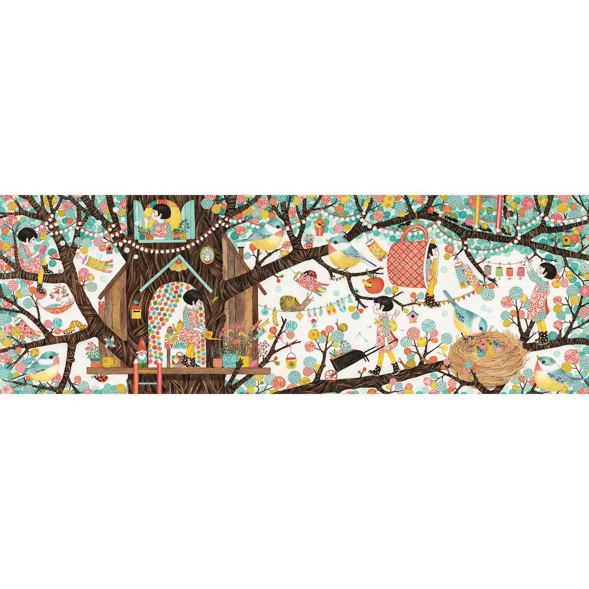 Puzzle 200pcs Tree house Djeco