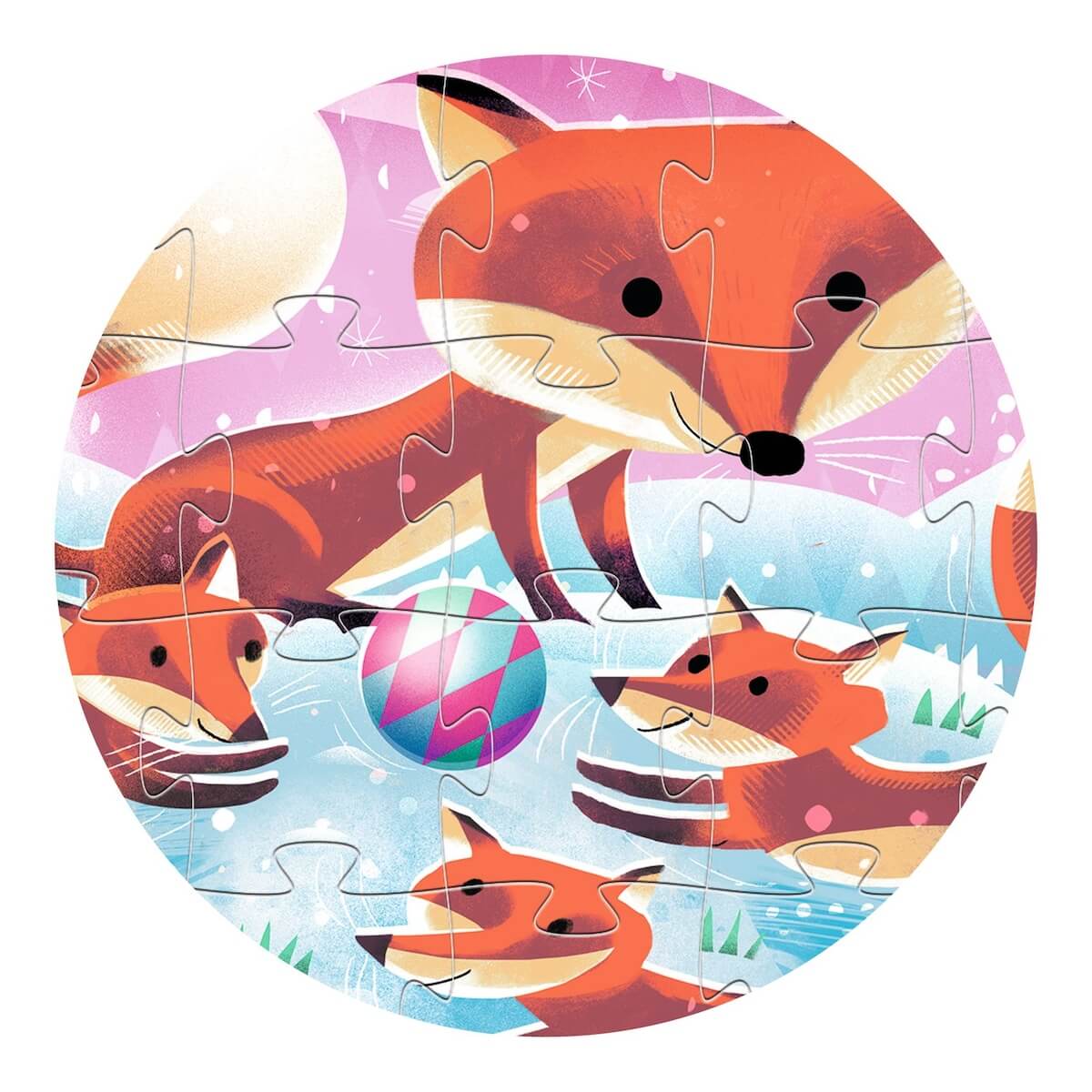 Puzzle 24pcs Ginger, petit renard Djeco
