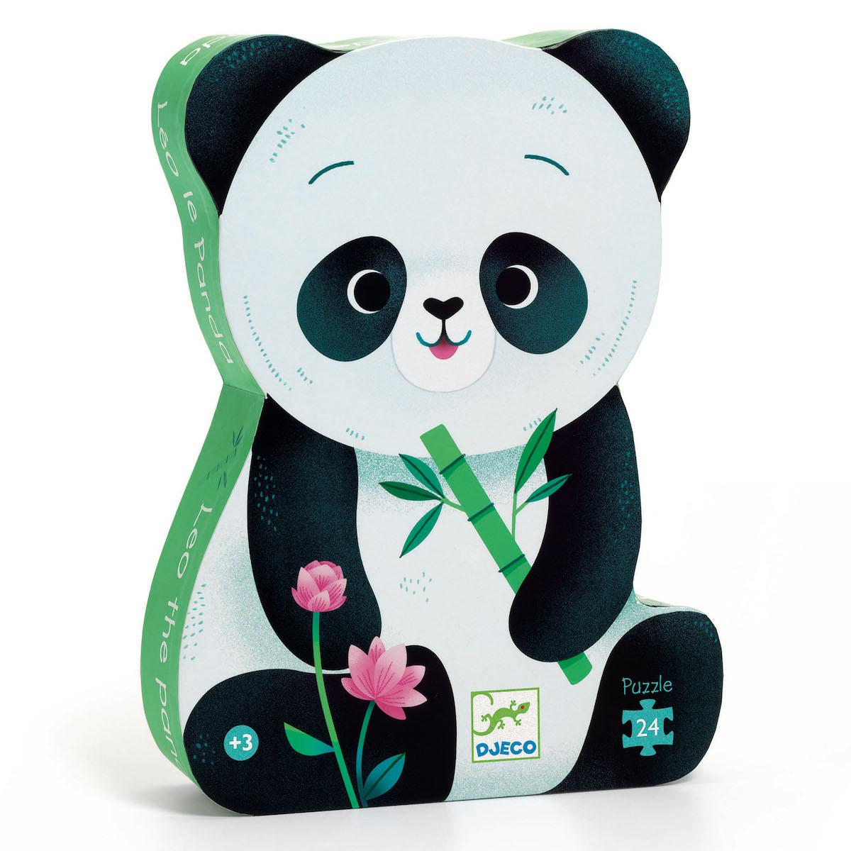 Puzzle 24pcs Léo le Panda Djeco