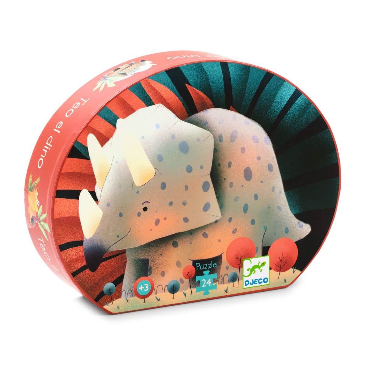 Puzzle 24pcs Téo le dino Djeco