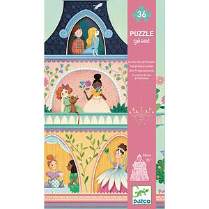 Puzzle 36pcs La tour des princesses Djeco