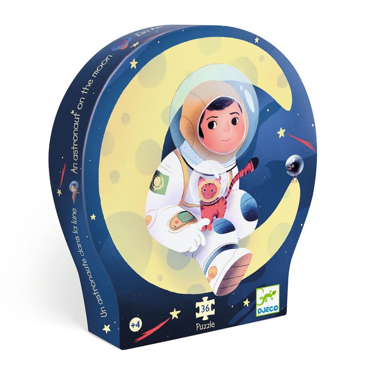 Puzzle 36pcs Un astronaute dans la lune Djeco
