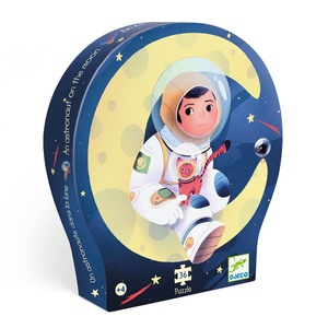 Puzzle 36pcs Un astronaute dans la lune Djeco