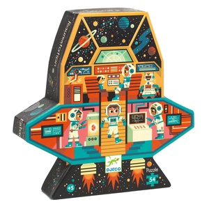 Puzzle 54 pcs Station spatiale Djeco