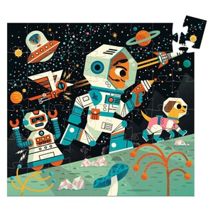 Puzzle 54 pcs Station spatiale Djeco