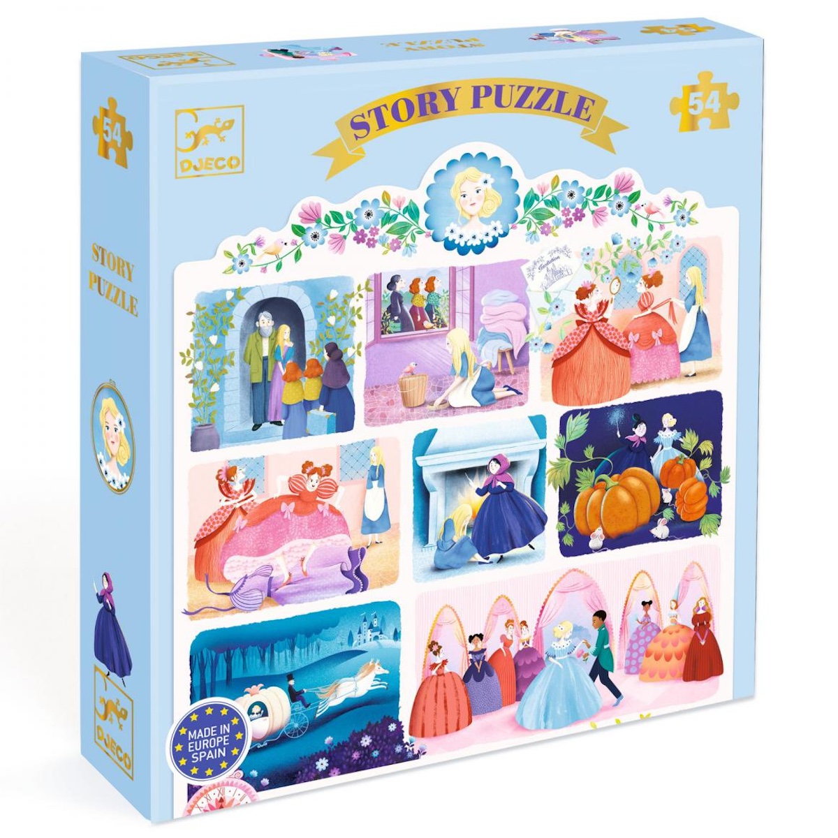 Puzzle 54pcs Cendrillon Djeco
