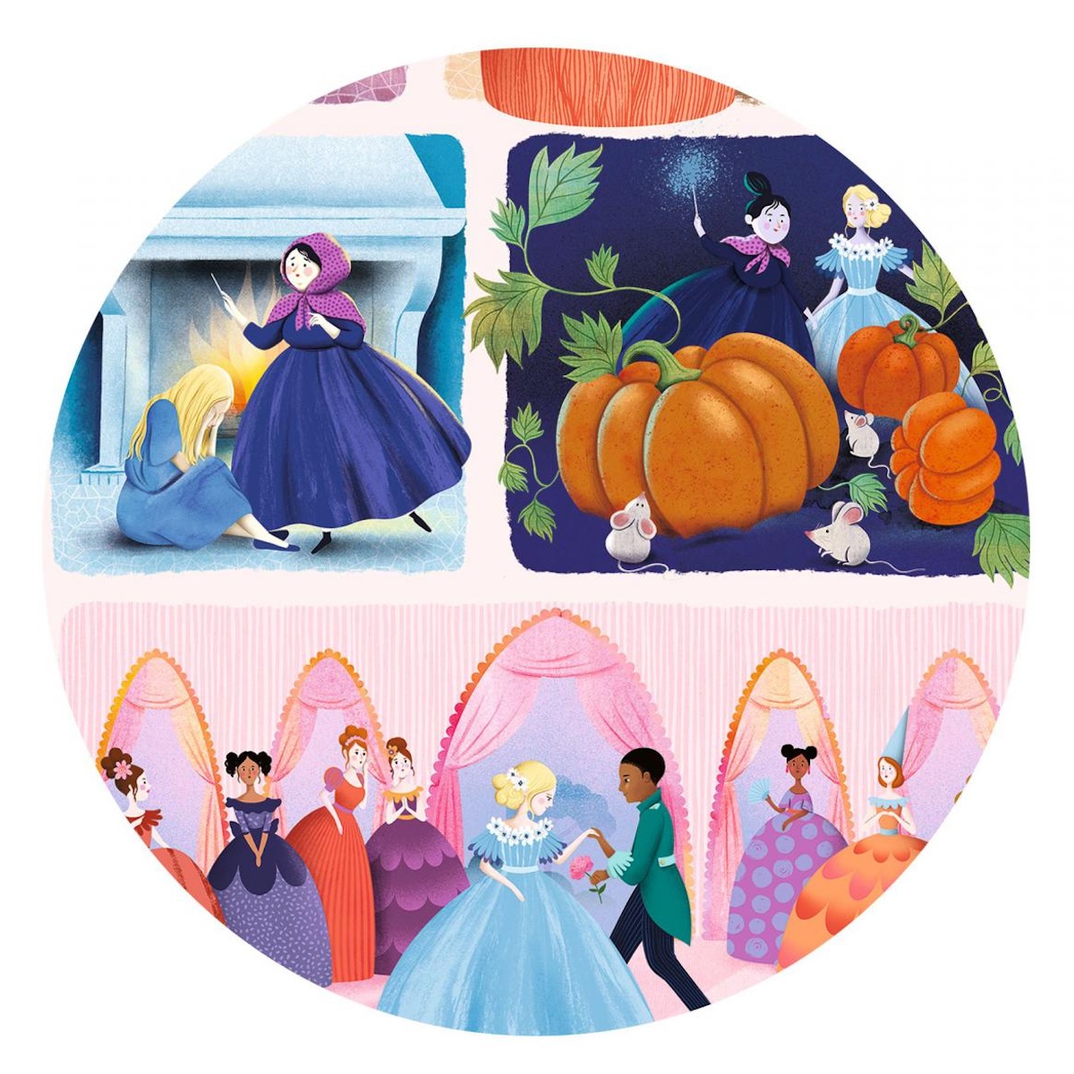 Puzzle 54pcs Cendrillon Djeco