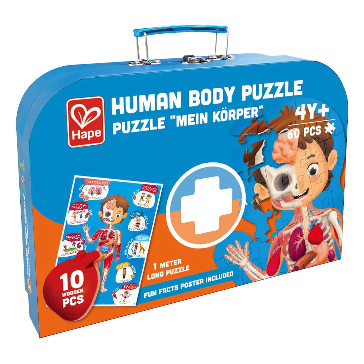 Puzzle 60pcs HUMAN BODY Hape
