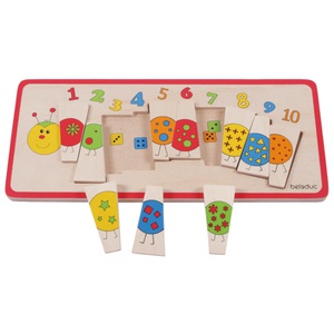 Puzzle association Chenille à chiffres Beleduc