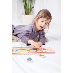 Puzzle association Chenille à chiffres Beleduc