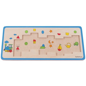 Puzzle association Train de formes Beleduc