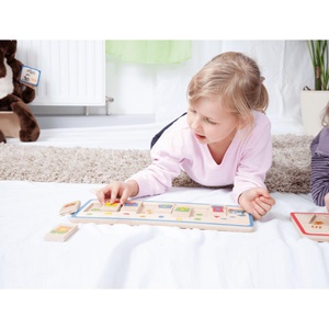 Puzzle association Train de formes Beleduc