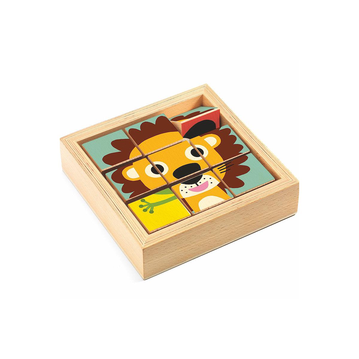Puzzle bois TOURNANIMO Djeco