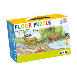 Puzzle de sol Découvrir la forêt Beleduc