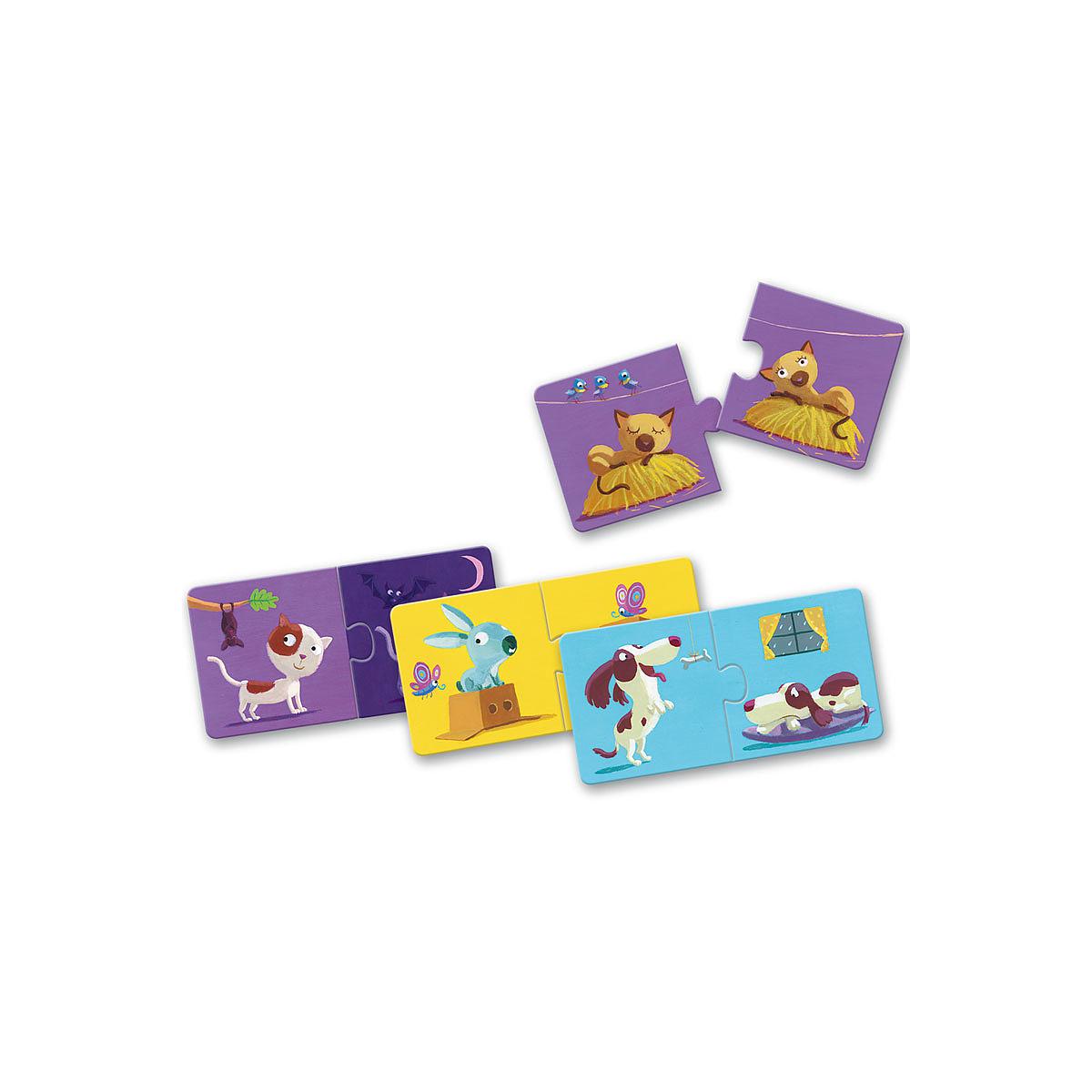 Puzzle duo +2Y CONTRAIRES Djeco