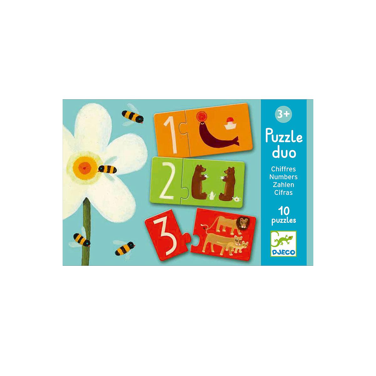 Puzzle duo CHIFFRES Djeco