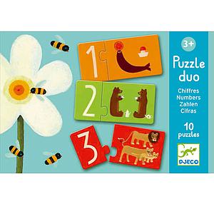 Puzzle duo CHIFFRES Djeco