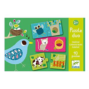 Puzzle duo HABITAT Djeco