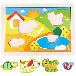 Puzzle encastrement 3-IN-1 SUNNY VALLEY Hape