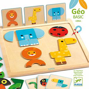 Puzzle encastrement GEOBASIC Djeco