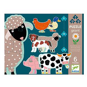 Puzzle évolutif HONORÉ ET SES AMIS Djeco