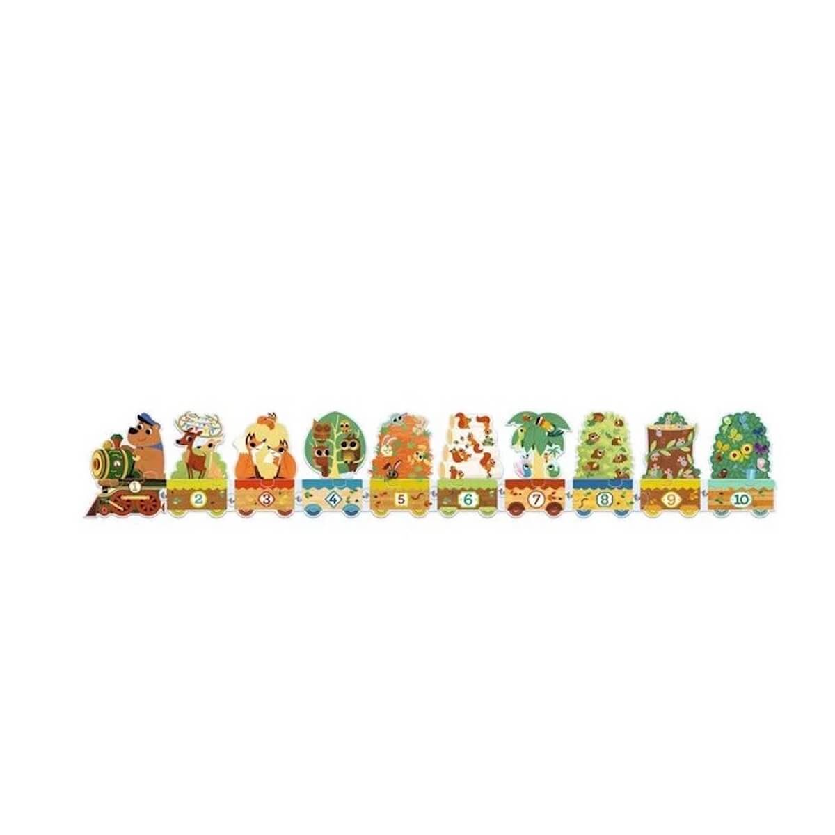 Puzzle frise Je compte Djeco
