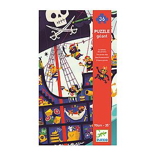 Puzzle géant LE BATEAU DES PIRATES Djeco