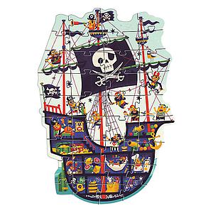 Puzzle géant LE BATEAU DES PIRATES Djeco