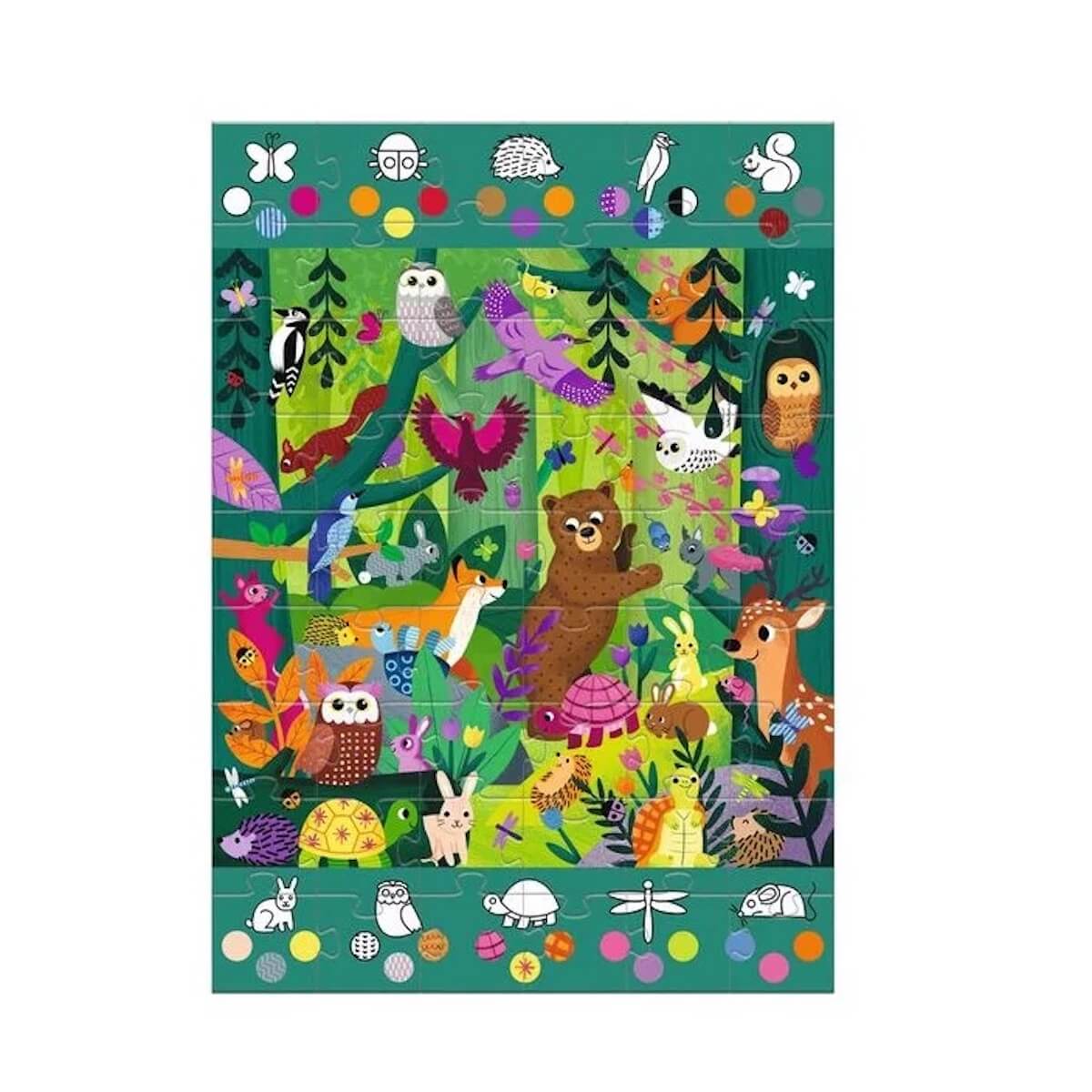 Puzzle géant Observation Forêt Djeco