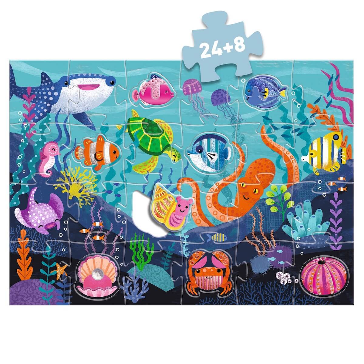 Puzzle géant Sous la mer Djeco
