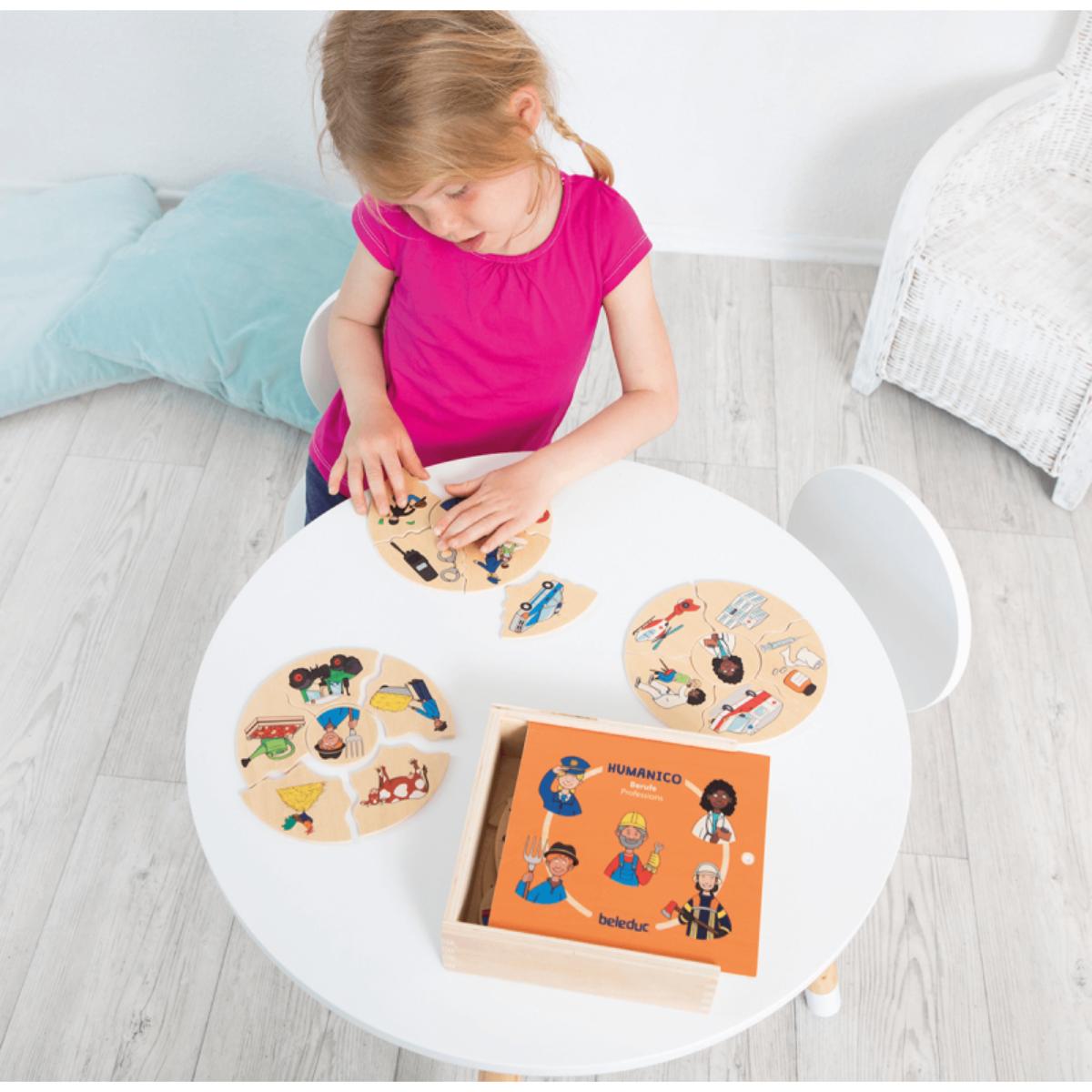 Puzzle HUMANICO Les métiers Beleduc