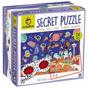 Puzzle interactive 24pcs L’éspace SECRET Ludattica