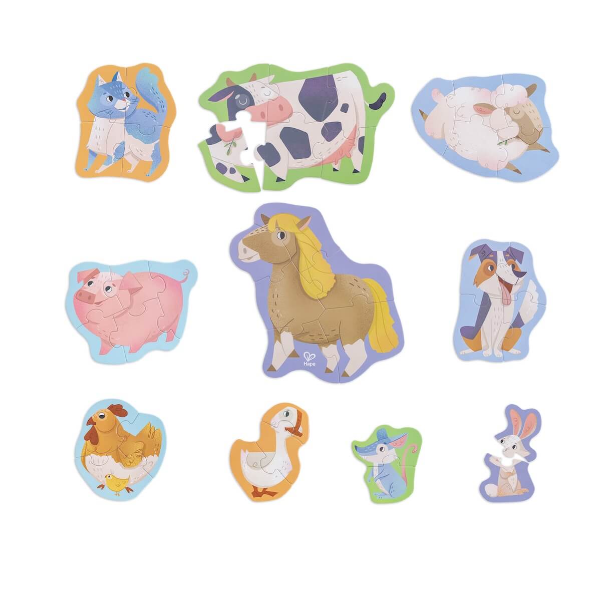 Puzzle Les animaux de la ferme Hape