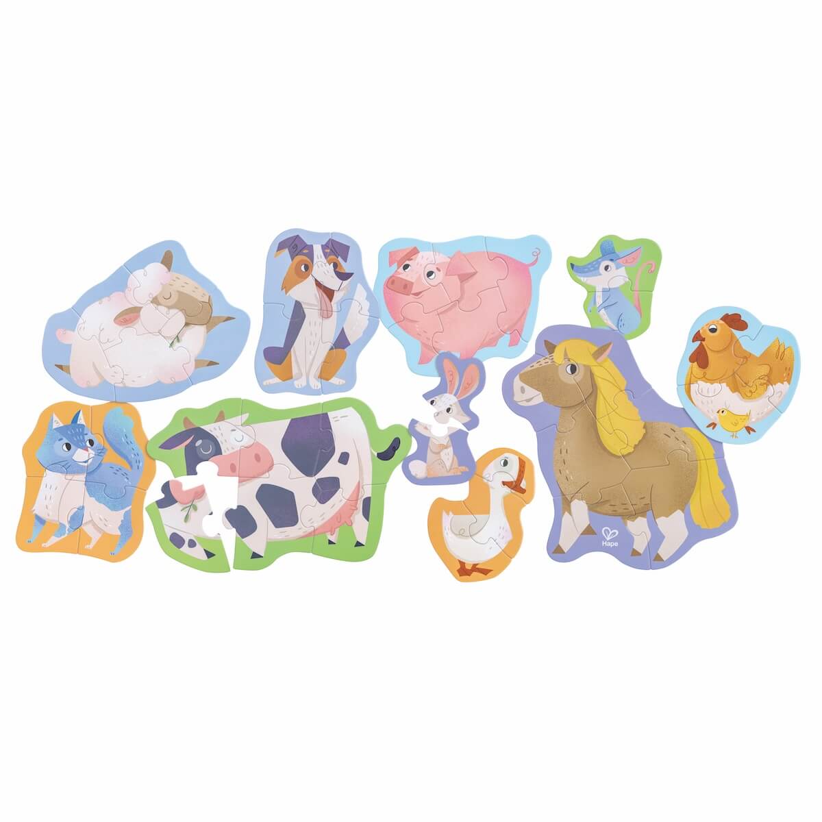 Puzzle Les animaux de la ferme Hape