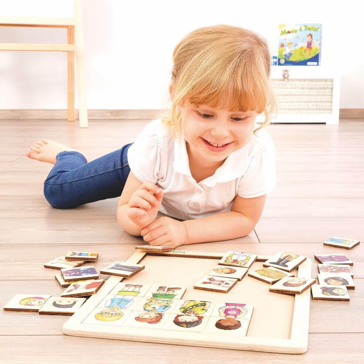 Puzzle MATCH AND MIX KIDS Beleduc