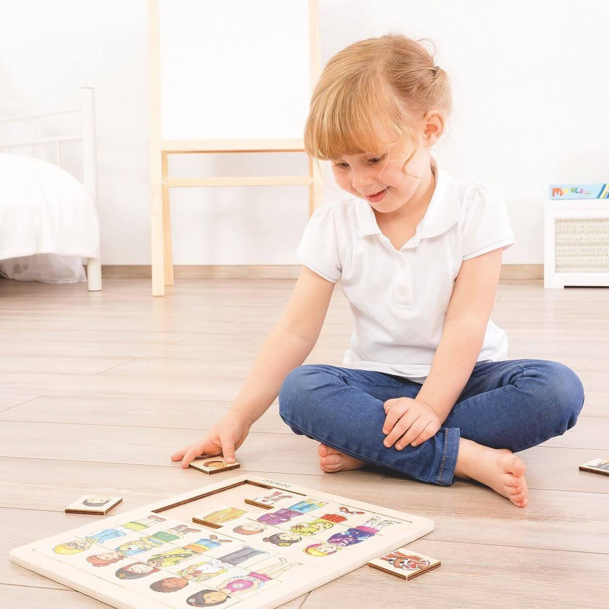 Puzzle MATCH AND MIX KIDS Beleduc