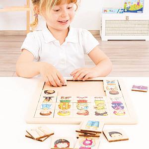 Puzzle MATCH AND MIX KIDS Beleduc