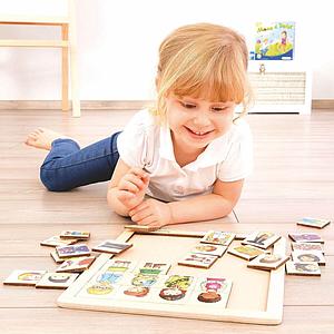 Puzzle MATCH AND MIX KIDS Beleduc