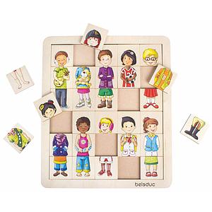 Puzzle MATCH AND MIX KIDS Beleduc