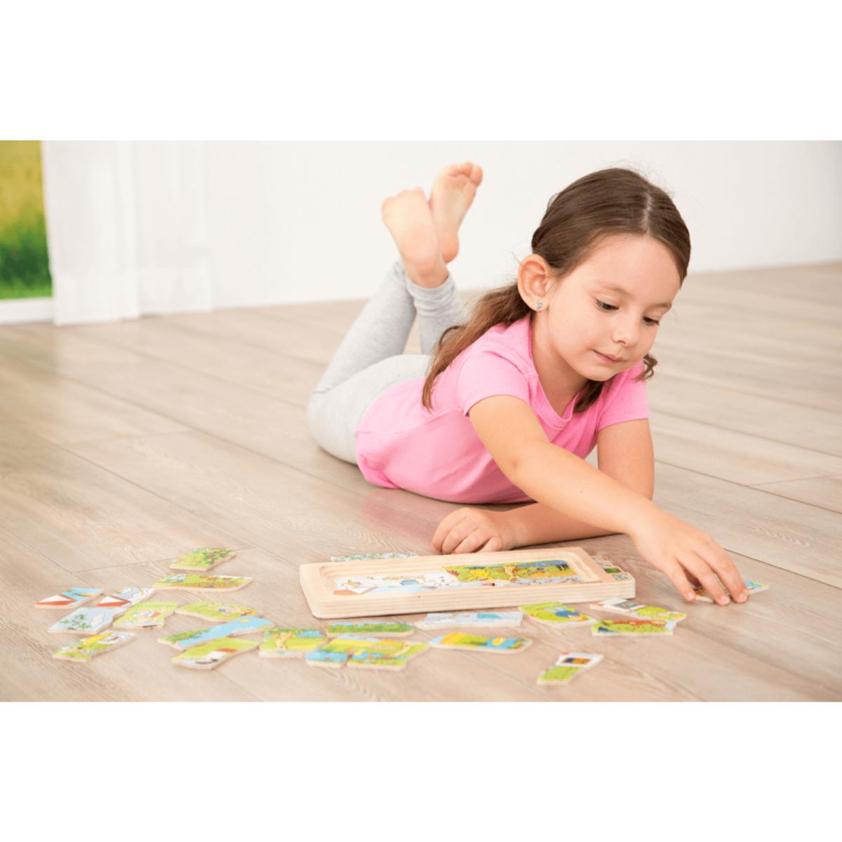 Puzzle multiniveaux 4 saisons Beleduc