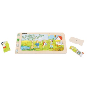 Puzzle multiniveaux 4 saisons Beleduc