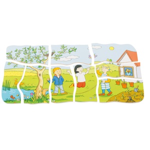 Puzzle multiniveaux 4 saisons Beleduc