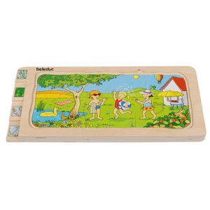 Puzzle multiniveaux 4 saisons Beleduc