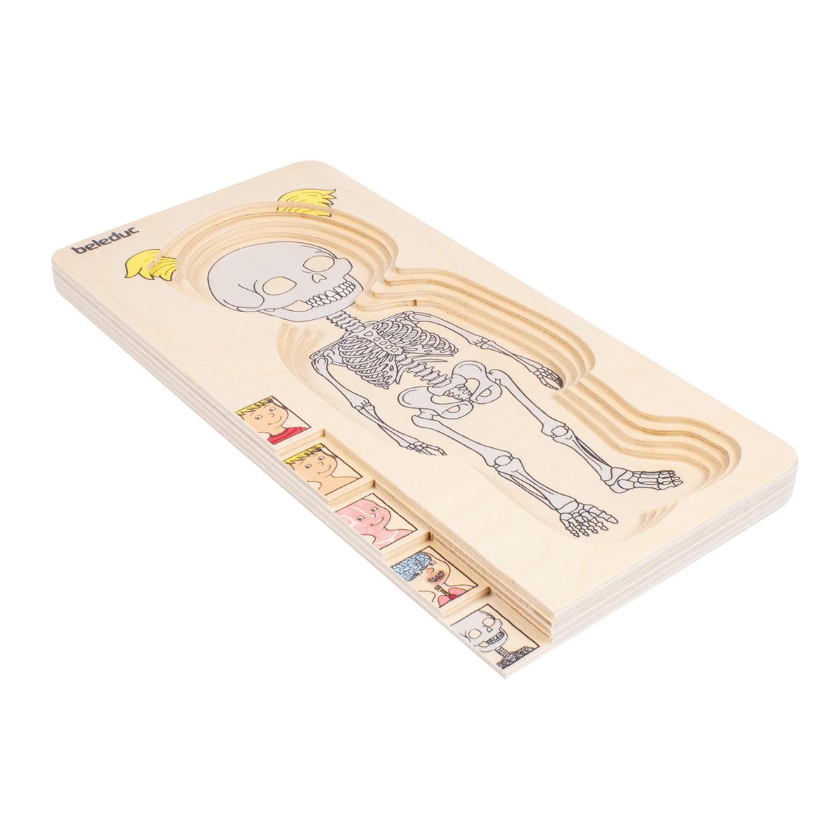 Puzzle multiniveaux corps Fille Beleduc
