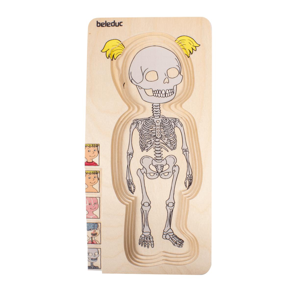Puzzle multiniveaux corps Fille Beleduc