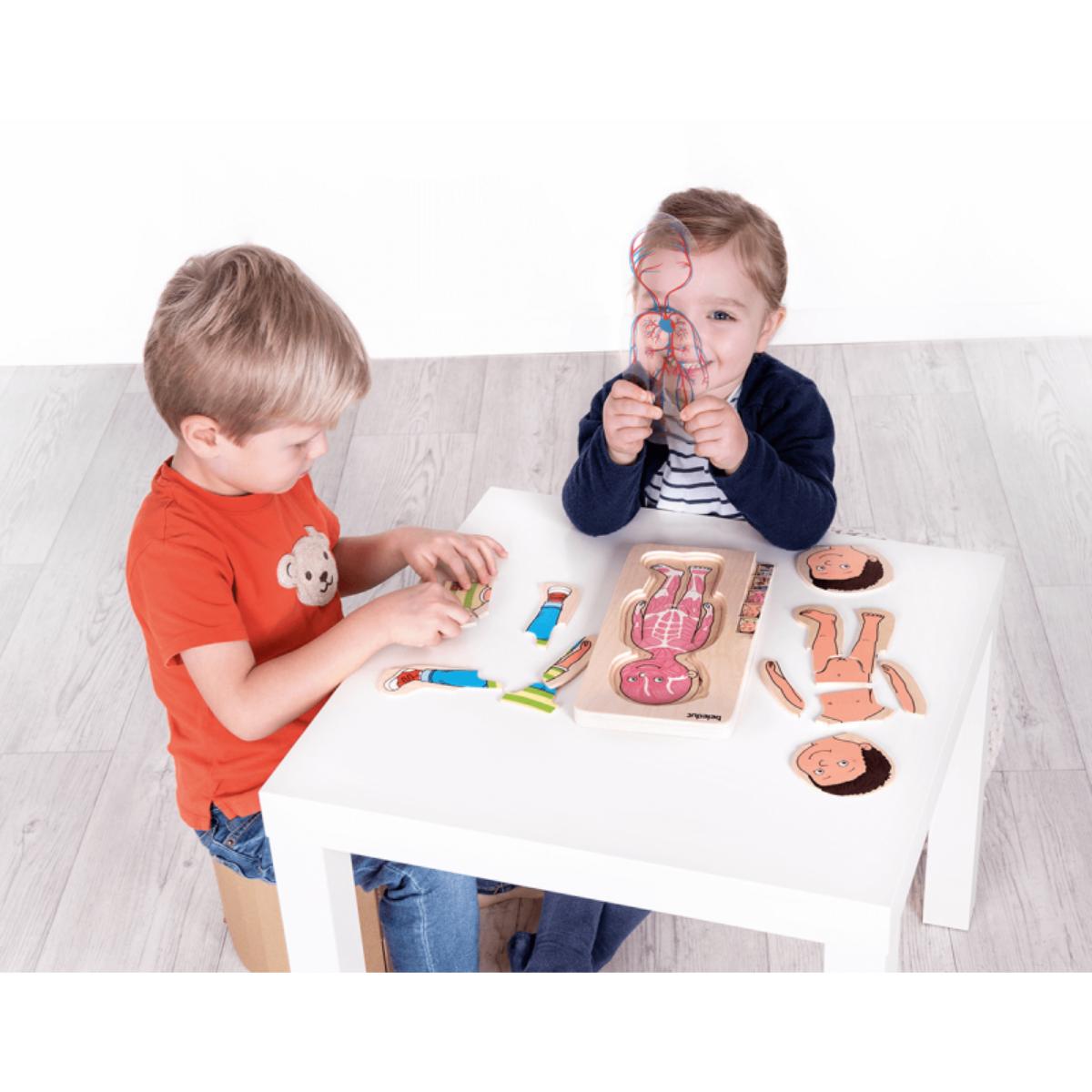 Puzzle multiniveaux corps Fille Beleduc