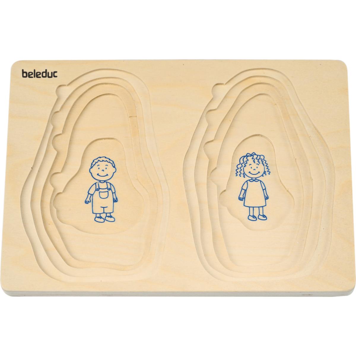 Puzzle multiniveaux Grand-mère & Grand-père Beleduc