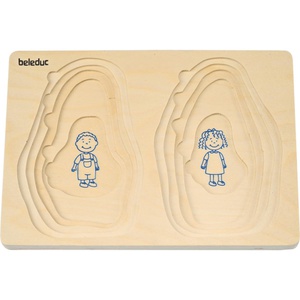 Puzzle multiniveaux Grand-mère & Grand-père Beleduc