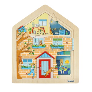 Puzzle multiniveaux Maison Beleduc