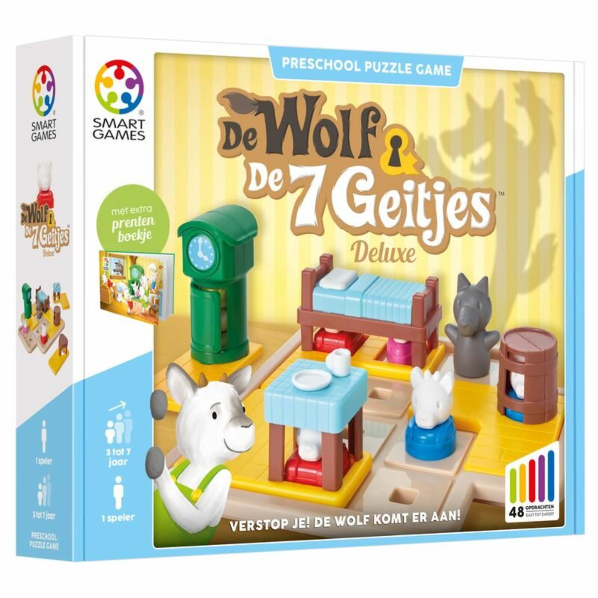 Puzzle préscolaire contes de fées LE LOUP ET LES SEPT CHEVREAUX Smartgames